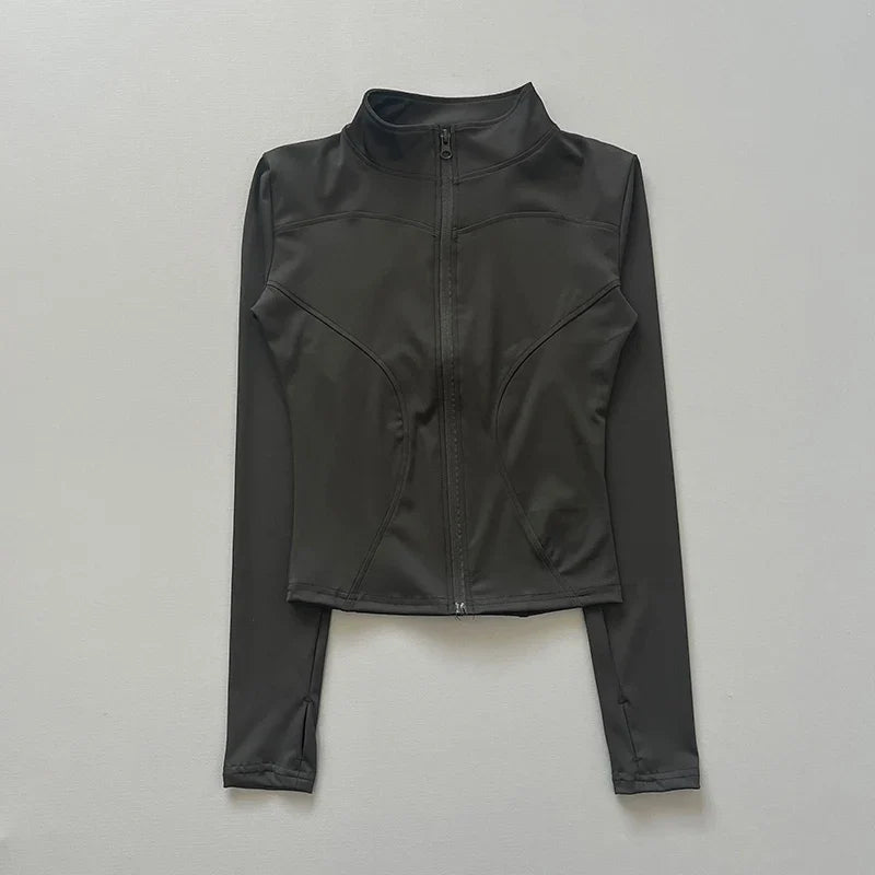 Chaqueta Deportiva Entallada para Mujer | Cortavientos Ligero de Secado Rápido