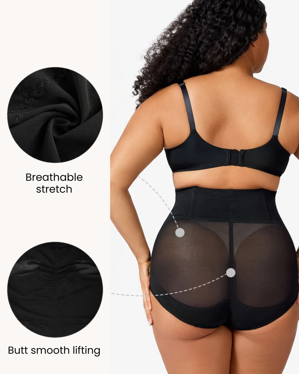 Braguita Moldeadora de Cintura Alta con Control Abdominal - Aura Barcelona