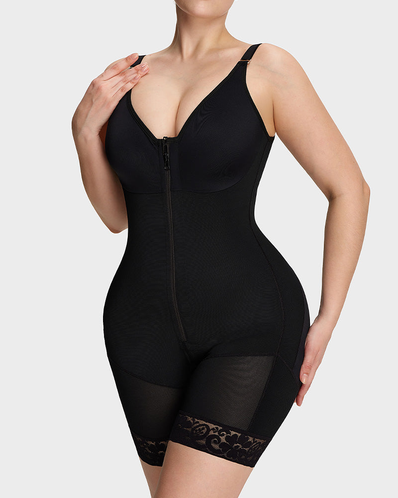 Faja de Compresión Extra Firme de Cuerpo Completo con Cremallera - Aura Barcelona
