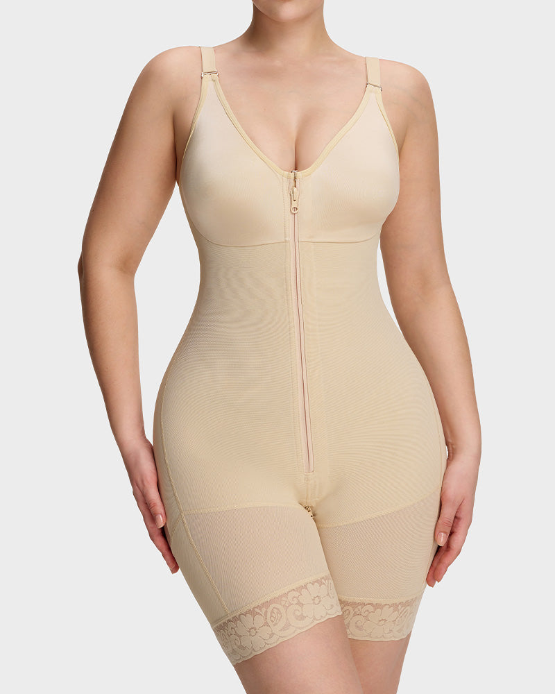 Faja de Compresión Extra Firme de Cuerpo Completo con Cremallera - Aura Barcelona
