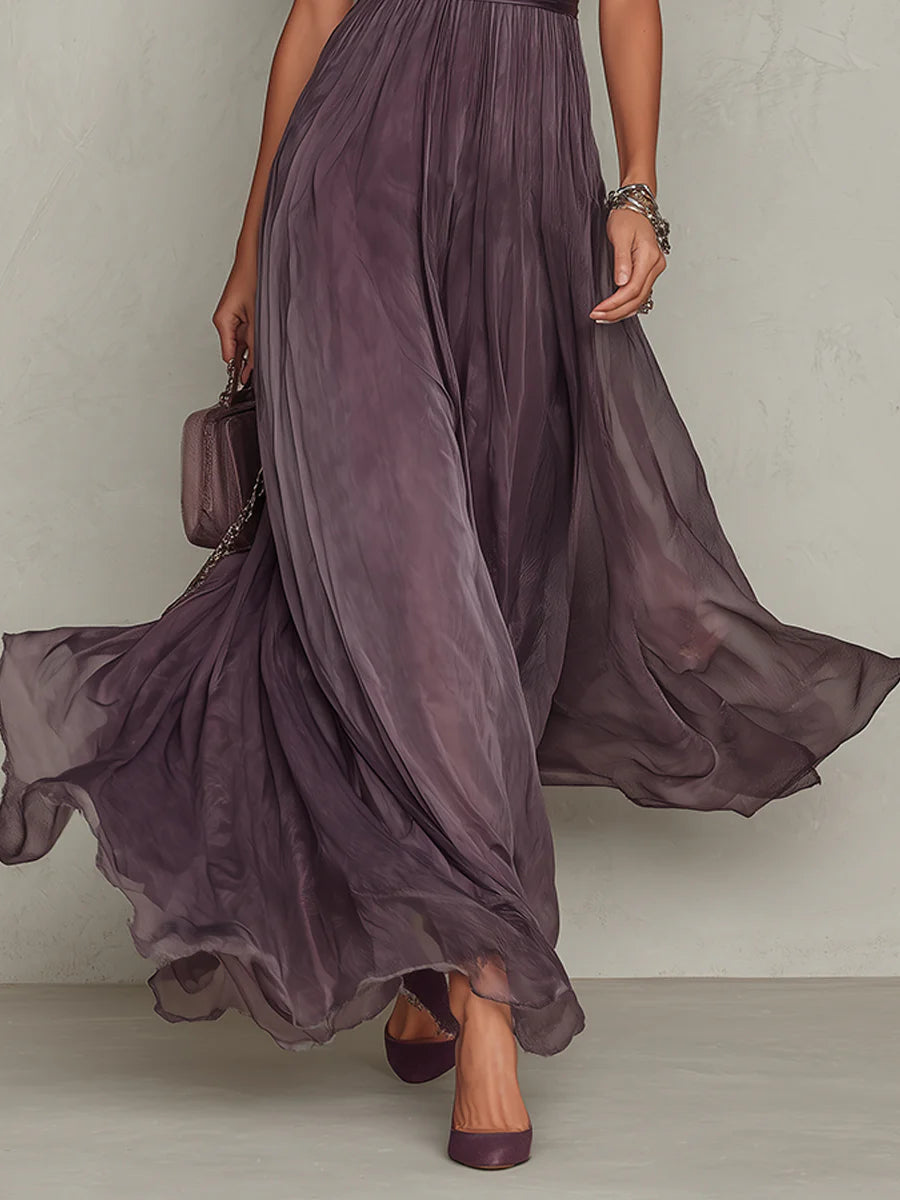 Iris | Vestido con Cuello Fruncido
