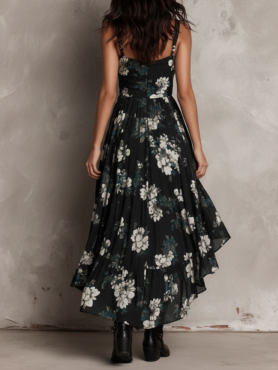 Novella | Vestido Floral sin Tirantes