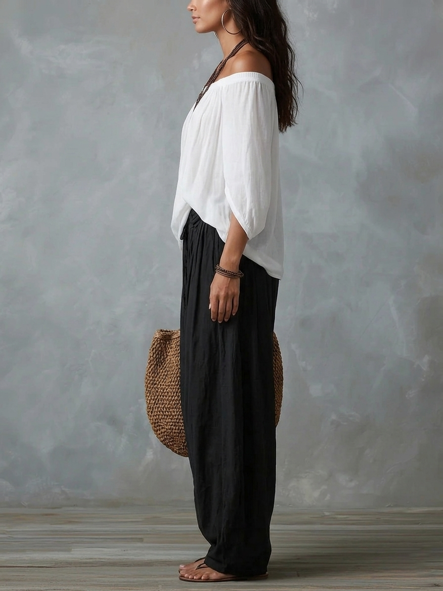 Marfil | Conjunto Off-Shoulder