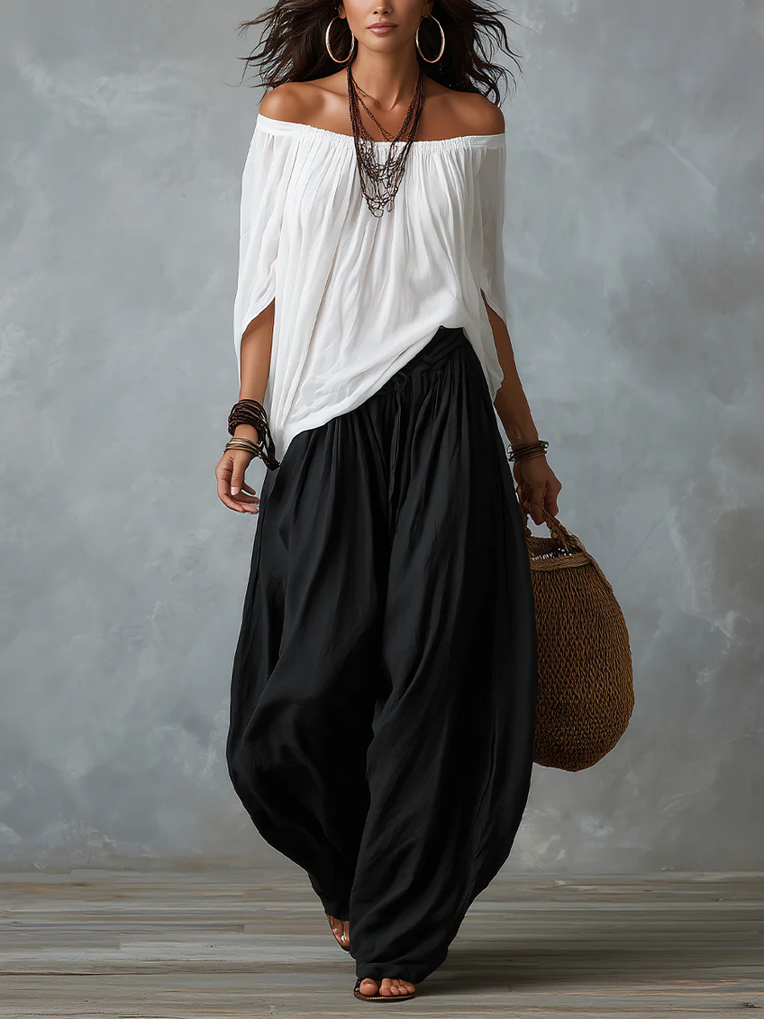 Marfil | Conjunto Off-Shoulder