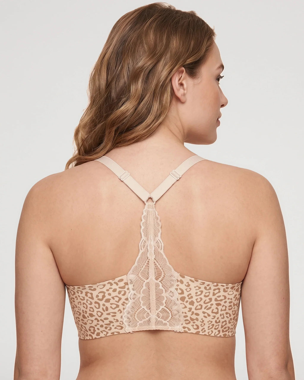 Bralette de Encaje con Escote V y Espalda Nadadora - Aura Barcelona