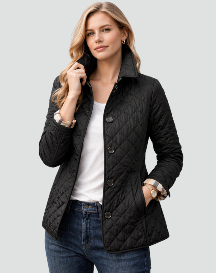 Chaqueta Acolchada de Entretiempo con Cuello y Botones - imagen 4