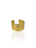 Brazalete cadena óvalos dorados