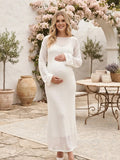 Conjunto Premamá 2 en 1 de Vestido de Tirantes y Punto