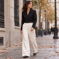 Blazer Recto para Mujer | Chaqueta Elegante de Manga Larga con Botón
