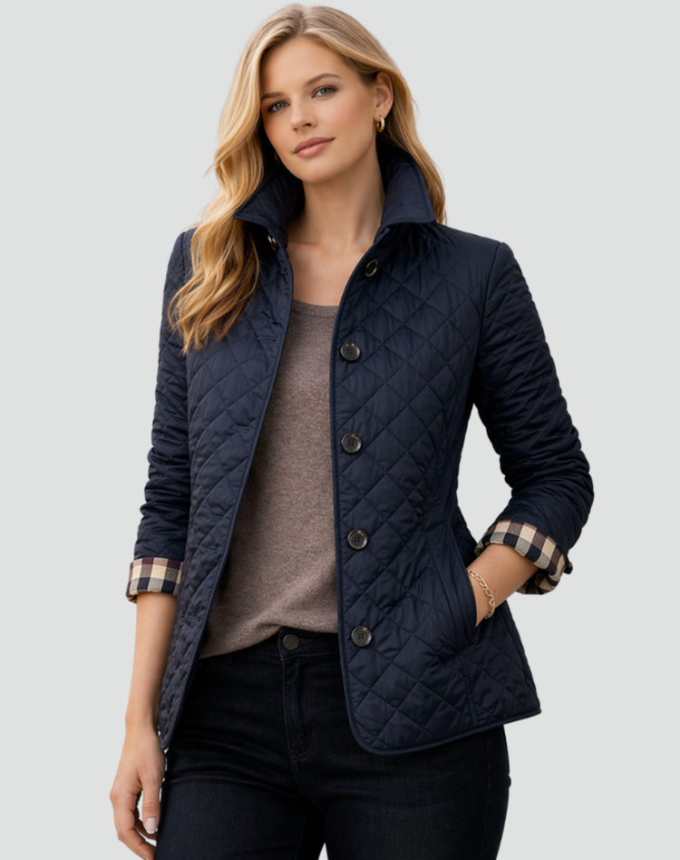 Chaqueta Acolchada de Entretiempo con Cuello y Botones - imagen 7