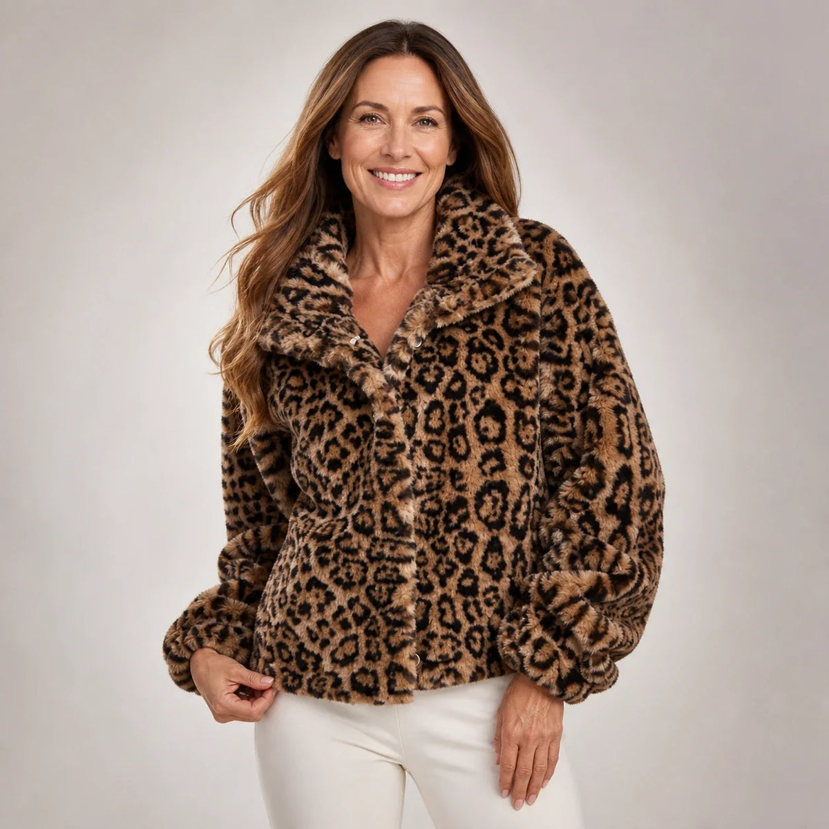 Leonor™ | Abrigo estampado leopardo - Aura Barcelona - imagen 1