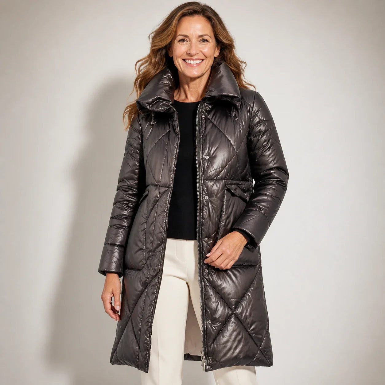 Candela™ | Abrigo matelassé - Aura Barcelona - imagen 1