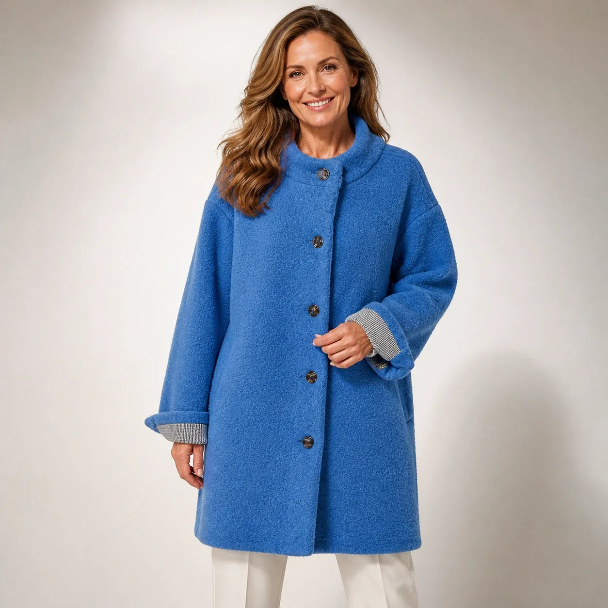 Olivia™ | Abrigo efecto lana - Aura Barcelona - imagen 14