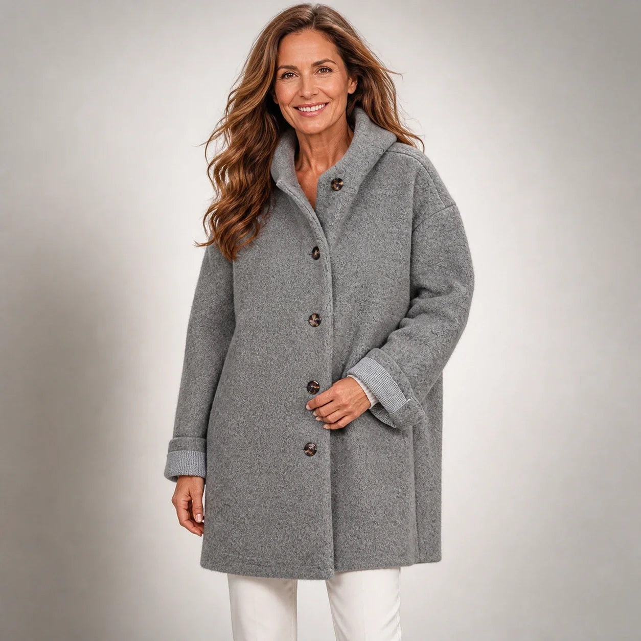 Olivia™ | Abrigo efecto lana - Aura Barcelona - imagen 15