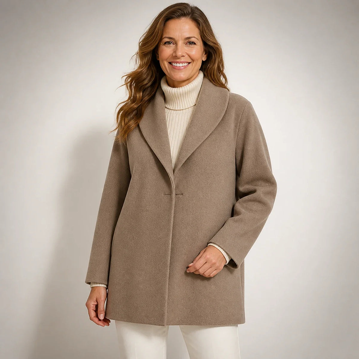 Emelina™ | Abrigo fluido - Aura Barcelona - imagen 13