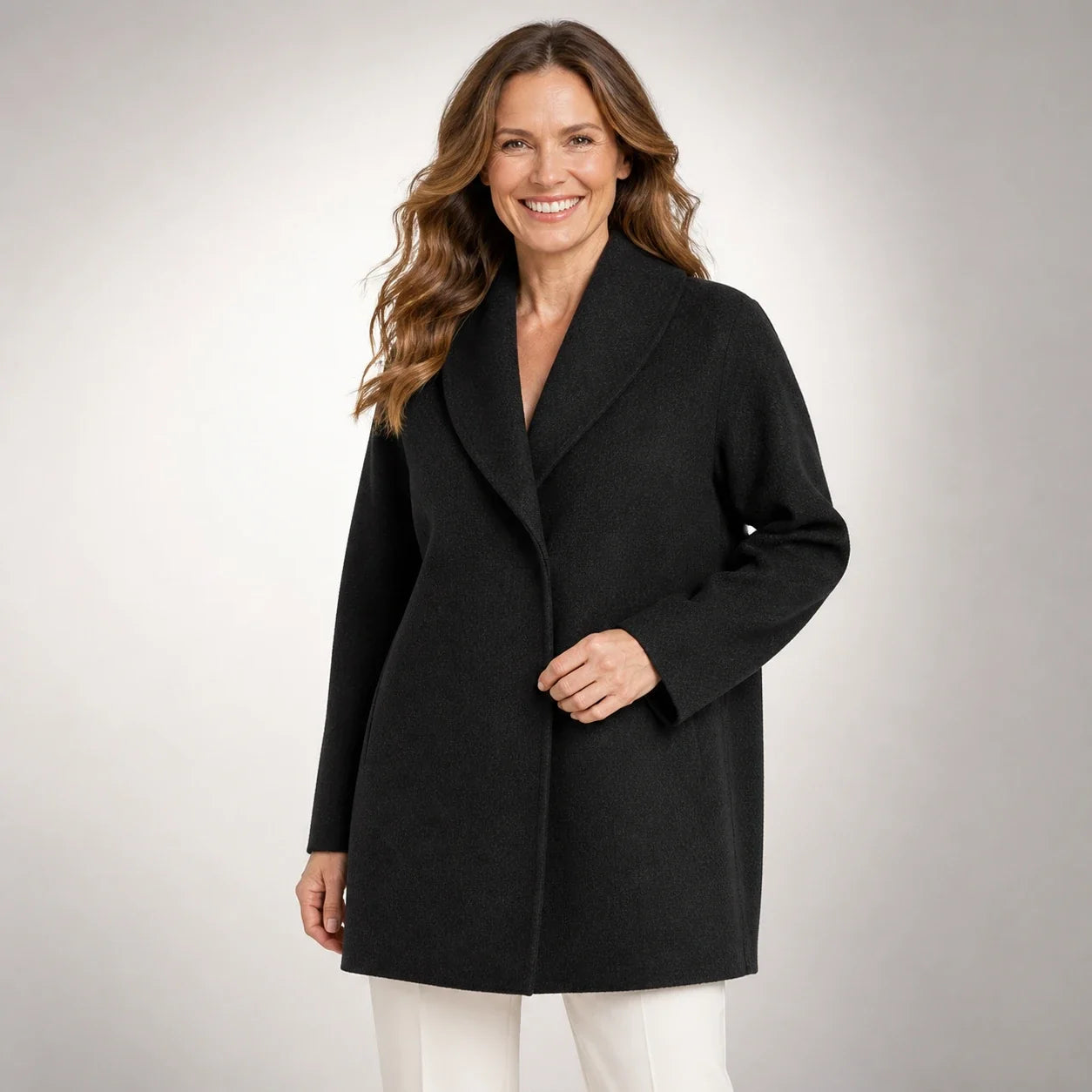 Emelina™ | Abrigo fluido - Aura Barcelona - imagen 15