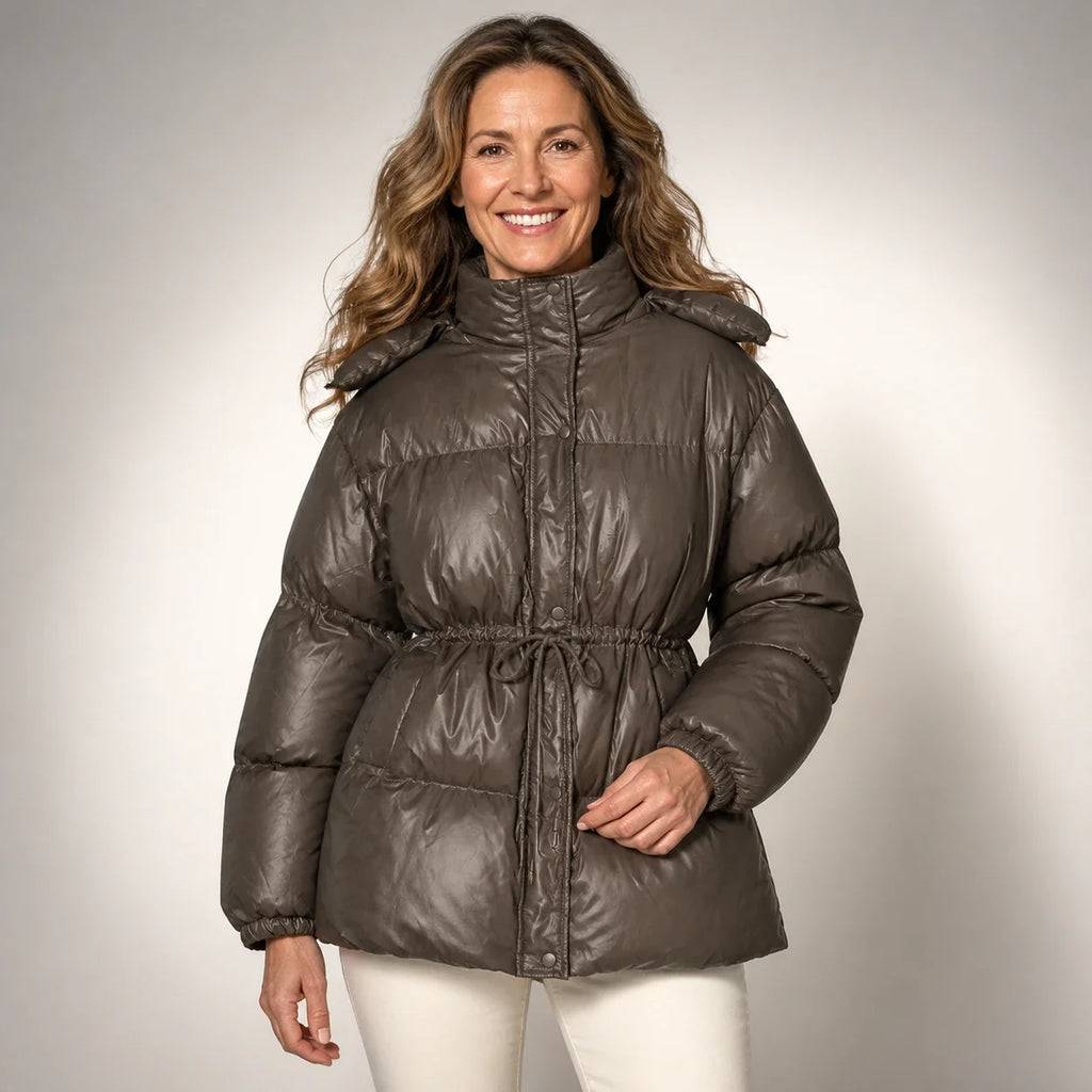 Consuelo™ | Abrigo acolchado con cinturón - Aura Barcelona - imagen 32