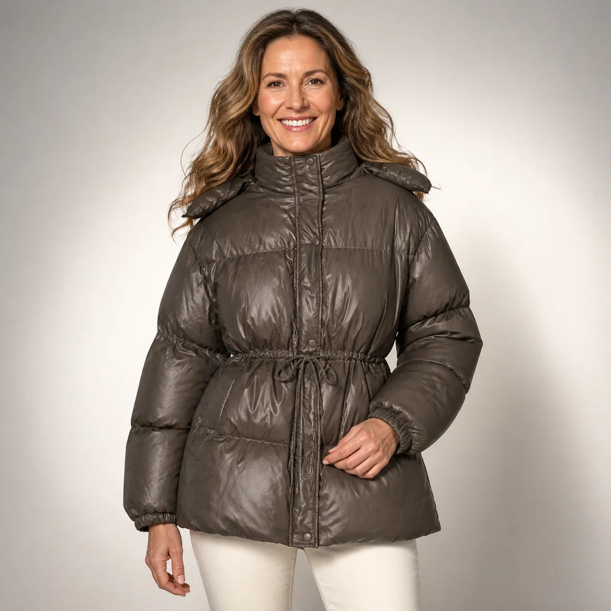 Consuelo™ | Abrigo acolchado con cinturón - Aura Barcelona - imagen 32