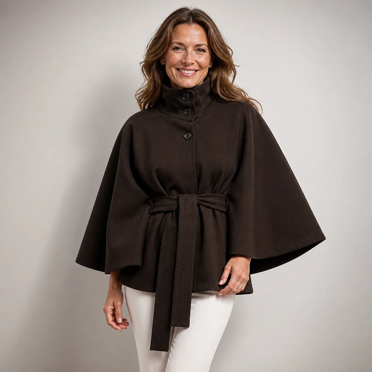 Cayetana™ | Capa elegante con cintura ajustable - Aura Barcelona - imagen 25