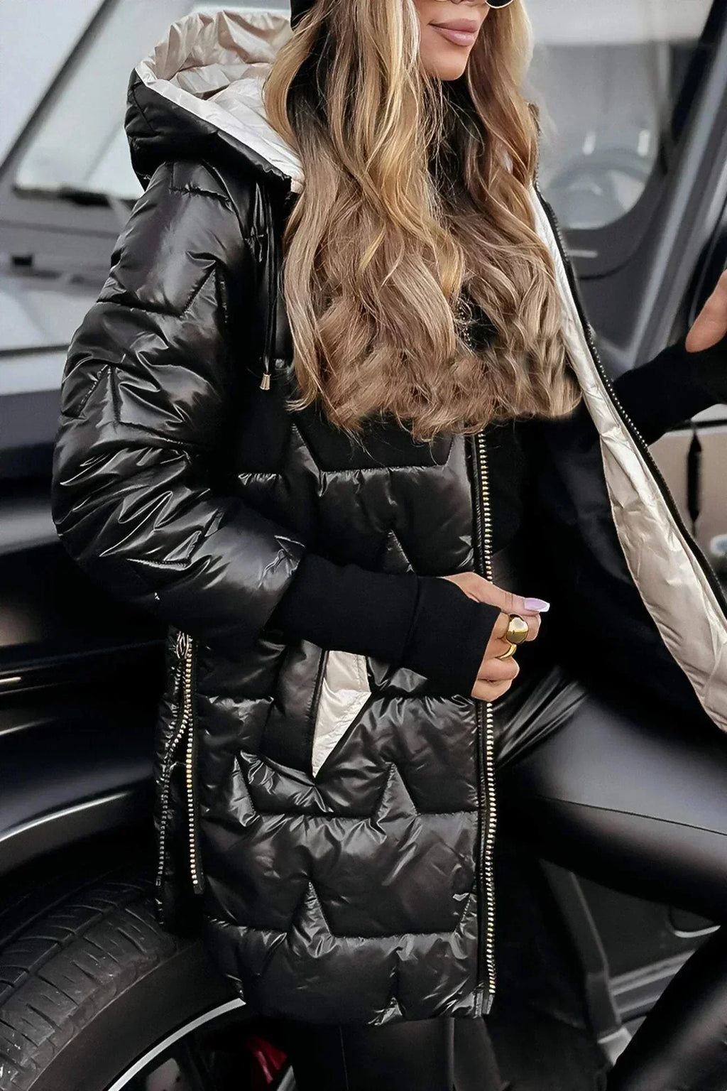 Ariana™ | Abrigo acolchado con capucha - Aura Barcelona - imagen 13