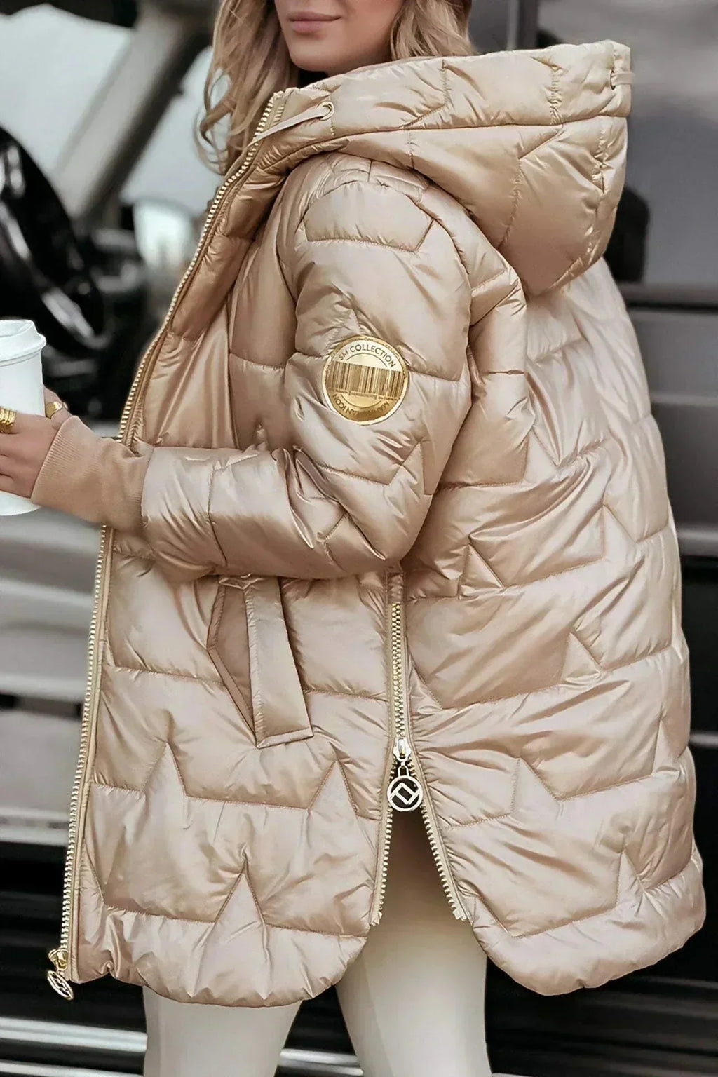 Ariana™ | Abrigo acolchado con capucha - Aura Barcelona - imagen 5
