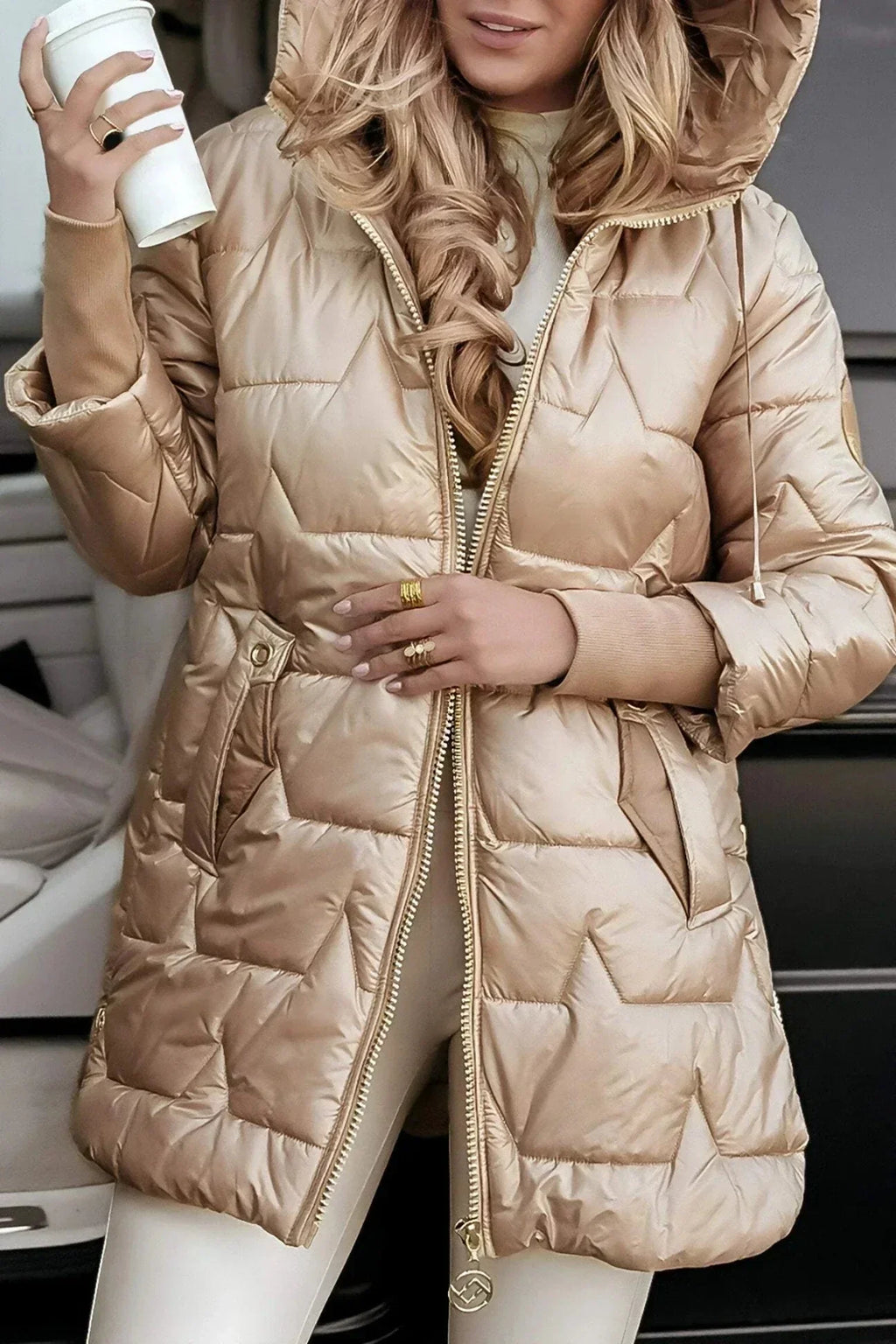 Ariana™ | Abrigo acolchado con capucha - Aura Barcelona - imagen 3
